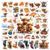 100pcs Cute Highland Cow Stickers for Highland Cow Party Favors, Waterproof Highland Cow Water Bottle Stickers for Water Bottles, Laptops, Kindles, Perfect Highland Cow Gifts for Women Youth Adults view 1