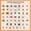 100pcs Cute Highland Cow Stickers for Highland Cow Party Favors, Waterproof Highland Cow Water Bottle Stickers for Water Bottles, Laptops, Kindles, Perfect Highland Cow Gifts for Women Youth Adults view 3