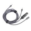 IP68 984FT 3 in 1 DC Power Cable Extension with 12V 24V Car Input 18AWG Red Copper Charging Cable for Outdoor Home Office Use view 1