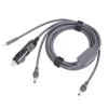 IP68 984FT 3 in 1 DC Power Cable Extension with 12V 24V Car Input 18AWG Red Copper Charging Cable for Outdoor Home Office Use view 3