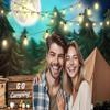 10 x 8 ft Gone Camping Backdrop Forest Happy Camper Campfire Tent Adventure Photography Background Newborn Portrait Photo Studio Decoration Banner Props for Cake Smash view 3