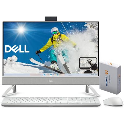 Dell Inspiron All-in-One Touch Screen Desktop Computer, 24" LED Low Blue Light Display, 14th Gen Intel Core7 150U, 16GB RAM, 1TB PCIe SSD, Wi-Fi 6, USB-C, HDMI, Wireless KB & Mouse, Windows 11 Pro