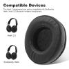 Replacement Earpads Compatible with Skullcandy Hesh & Hesh 2 Wireless Over-Ear Headphones, Hesh 2 Ear Pads Cushions with Noise Isolation Foam (Thick Hesh 2 Earpads) view 3