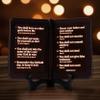 mamre Thy Word Dcor Light, Bible Book Shape Night Light, Ten Commandments Decalogue, Inspirational Gift, Christian Dcor view 1