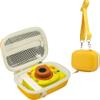 Leayjeen Kids Camera Case Compatible with OUTUVAS/Goopow/Mgaolo/HOOMOON/Kids Camera Toys and Kids Digital Video Camcorder Camera,Best Birthday Festival Gift -Yellow(Case Only) view 1
