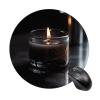 Round Mousepad Funny Small MouseMat with Non-Slip Rubber Base and Stitched Edge A Lit Candle Gaming Mousepad for Home Office Dorm Desk Decor Accessories 7.8x7.8 Inches view 1