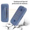 Geekria Silicone Speaker Case Cover Compatible with Bose SoundLink Max Case, Protective Soft Skin, Replacement Portable Speakers Travel Carrying Sleeve with Shoulder Strap (Blue) view 4