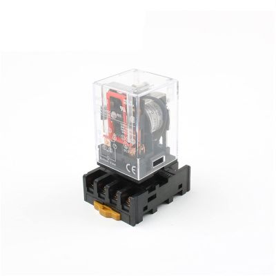 KKFAUS Intermediate Relay MK3P-I MK3P Small electromagnetic Relay with Base 8PIN DC12V DC24V AC110V AC220V(AC220V)
