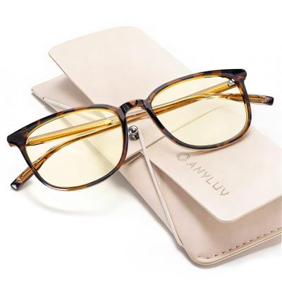 ANYLUV Blue Light Glasses for Woman Men, Womens Blue Light Blocking Glasses Computer Glasses Anti Eyestrain