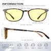 ANYLUV Blue Light Glasses for Woman Men, Womens Blue Light Blocking Glasses Computer Glasses Anti Eyestrain view 4