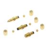 KKFAUS DPC SS ST for Centralized Lubrication System M8x1 Oil Distributor/Sseparator Fittings CNC Machine Tool Tube 4mm Throttle Valves(ST,Flow 4) view 3