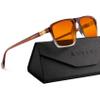 ANYLUV Blue Light Glasses Men, Fashionable Business Style Glasses for Men Women, Integrated Nose Pad for Eye Protection