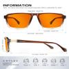 ANYLUV Blue Light Glasses Men, Fashionable Business Style Glasses for Men Women, Integrated Nose Pad for Eye Protection view 4