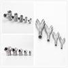 KKFAUS 1PCS 304 Stainless Steel Y Shape 3 Ways Joint 1/4 3/8 1/2 3/4 1" 2" BSP Female/Male Thread One Split Two Way Water Pipe Fittings(R-Shape Female threa,1-1/4") view 2