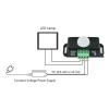 Clearhill Black PIR Motion Sensor Switch for LED Lights, DC 12V, DC 24V Infrared Motion Detector, Adjustable Delay Timer, Auto ON/Off for LED Strips, Energy-Efficient Lighting Controller view 4