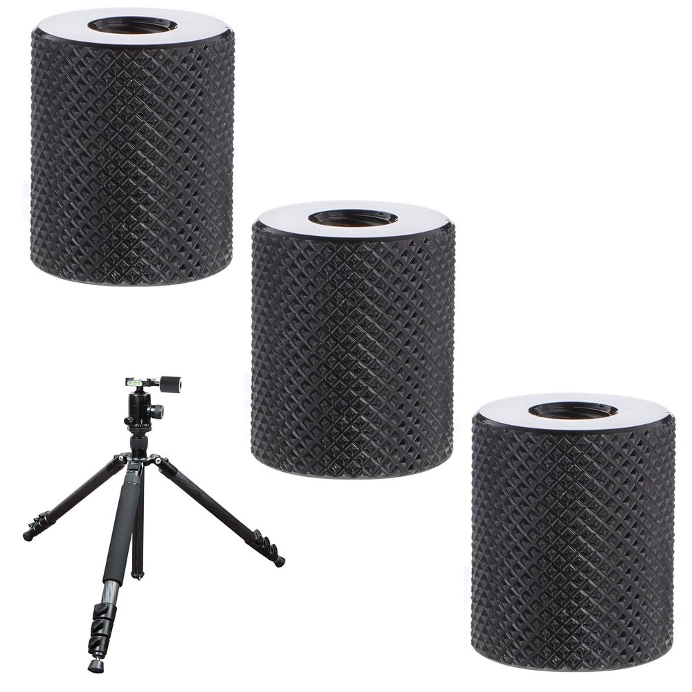 3 Pack 1/4" to 1/4" Camera Screw Converter 1/4" Female Double Threaded Hole Adapter 1/4inch Female to Female Tripod Nut Connectors for Magic Arms Camera Mount Tripod Stand Microphone Stand