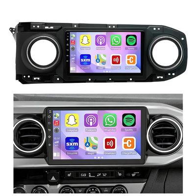 10 Android 13 Car Radio Stereo Upgrade 2.5D Touchscreen 2+32G Replacement for Toyota Tacoma 2016-2021 with Wireless CarPlay/Android Auto/Touch Screen/Mic/Android13/GPS Navigation/AHD Backup Camera