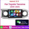10 Android 13 Car Radio Stereo Upgrade 2.5D Touchscreen 2+32G Replacement for Toyota Tacoma 2016-2021 with Wireless CarPlay/Android Auto/Touch Screen/Mic/Android13/GPS Navigation/AHD Backup Camera view 2
