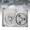 55 Minute Blank Cassette Tape, Reel to Reel Blank Sound Cassette Tape DIY Homemade, Empty Cassette Tape for Music Recording, Aluminum Alloy Shell (Silver Frame Silver Plate) view 2
