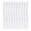 100Pcs 9.5mm Plastic Spiral Binding Coils, 3/8in Diameter, 48 Teeth, 4: Io, 75 Sheet Acity for, Coil S (White) view 2