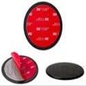Navitech 80mm (Twin Pack) in Car Adhesive Universal Dash Disc for Windscreen Suction Cups Compatible with AWESAFE 9 Inch Car GPS