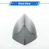 VekAuto Shark Fin Antenna, AM/FM Signal Roof Aerial Universal for Car Auto SUV Truck ABS Material with Adhesive Base Gray view 4