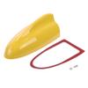 VekAuto Shark Fin Antenna Cover, AM/FM Signal Roof Aerial Universal for Car Auto SUV Truck ABS Material with Adhesive Base Yellow view 1