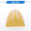 VekAuto Shark Fin Antenna Cover, AM/FM Signal Roof Aerial Universal for Car Auto SUV Truck ABS Material with Adhesive Base Yellow view 4