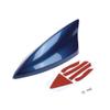 VekAuto Shark Fin Antenna, AM/FM Signal Roof Aerial Universal for Car Auto SUV Truck ABS Material with Adhesive Base Dark Blue view 1
