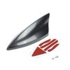 VekAuto Shark Fin Antenna, AM/FM Signal Roof Aerial Universal for Car Auto SUV Truck ABS Material with Adhesive Base Dark Gray view 1