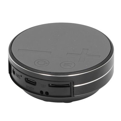Acouto Portable Bone Conduction Speaker, Music Player for Outdoor Travel - BT Stereo Speaker (Black)