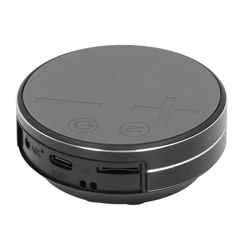 Acouto Portable Bone Conduction Speaker, Music Player for Outdoor Travel - BT Stereo Speaker (Black)