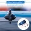 VekAuto Shark Fin Antenna Cover, AM/FM Signal Roof Aerial Universal for Car Auto SUV Truck ABS Material with Adhesive Base Dark Blue view 2