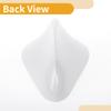 Partuto 1 Pcs Universal Shark Fin Antenna Cover Signal Roof Aerial for Car SUV Truck ABS Material with Adhesive Base White view 4