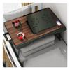 Adjustable Laptop Stand Bed Table,Drawer/Card Slot/Cup Holder/Bracket/Folding Leg Portable Bed Tray Table,Dining Writing Tray Write (Brown 23.6inchs) view 1