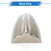 VekAuto Shark Fin Antenna Cover, AM/FM Signal Roof Aerial Universal for Car Auto SUV Truck ABS Material with Adhesive Base Gold Tone view 4