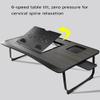 Adjustable Laptop Stand Bed Table,Drawer/Card Slot/Cup Holder/Bracket/Folding Leg Portable Bed Tray Table,Dining Writing Tray Write (Pink 23.6inchs) view 3