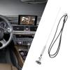 Car Antenna, 18.5in Universal Car Roof Radio AM or FM Aerial Antenna 180Swivel with 50in Antenna Extension Cord view 3