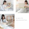 Adjustable Folding Laptop Table Lap Desk Bed Computer Tray Stand 4 Levels 5 Heights Foldable Portable for Watching Movie Foldable Computer Desk Efficency view 2