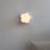 OUZVI Nordic Wall Sconce Lighting Globe Glass Wall Lamp, G9 Children's Room Wall Mount Light Fixture Flower Shape Sconces, Fairy Cartoon Wall Lamps for Girls Bedroom Nursery (Blanc) view 3