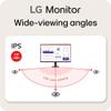 LG 27U631A-B 27-inch QHD (2560 x 1440) IPS Computer Monitor, 100Hz, 5ms, HDR10, Reader Mode, Flicker Safe, HDMI, USB Type-C 15W PD, Black view 2