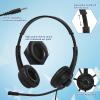 XOSDA 2 Pack Bulk Headphones with Microphone for Classroom Kids, On-Ear Wired Computer Headset with Rotating Mic for School Students K-12 Chromebooks PC Laptop Office Meetings view 2