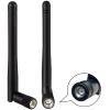 KHIYQILO WiFi Antenna Dual Band 2.4GHz 5.8GHz MIMO 3dBi RP-SMA Connector Set of 2 Antenna for WLAN Router Wireless Network Card Security IP Camera Video Surveillance Monitor Bluetooth Antenna view 1