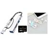 3&1 Bundle Includes 5&1 USB-C, USB 2.0, USB 3.0, Micro-SD, Standard-SD Docking Station with Complementary 32GB Micro-SD Card and 4 EA Silicone Data Cable Ties view 1