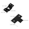 KONTONTY 1set Hanging Speaker Bracket Wall Mount Iron Hook for Surround Audio Hanger Easy Installation for Secure Setup of Your Music Equipment view 2
