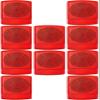 ELSPKR Pack of 10 High-Fidelity Speakers, Red; FIRE Lettering; NO Lens; Wall Mounting; 1/8W Up to 2W (5W 70V), 25 or 70 VRMS Operation; Indoor; Low-Profile Design; Mounting Plate Included view 1