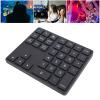 ciciglow WL Number Pad, 2.4G WL BT5.0 BT3.0 Numeric Keypad, External 35 Keys Numpad Financial Data Entry Keyboard for OS X, for Android Laptop PC Desktop Smartphone (Black) view 4
