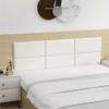 3D Kids Anti-Collision Wall Stickers, Thicken Tatami Nursery Wall Stickers, Peel and Stick Headboard, Upholstered Wall Panels for Bedroom Dojo Play Room,White,30x60cm 2 PCs view 3