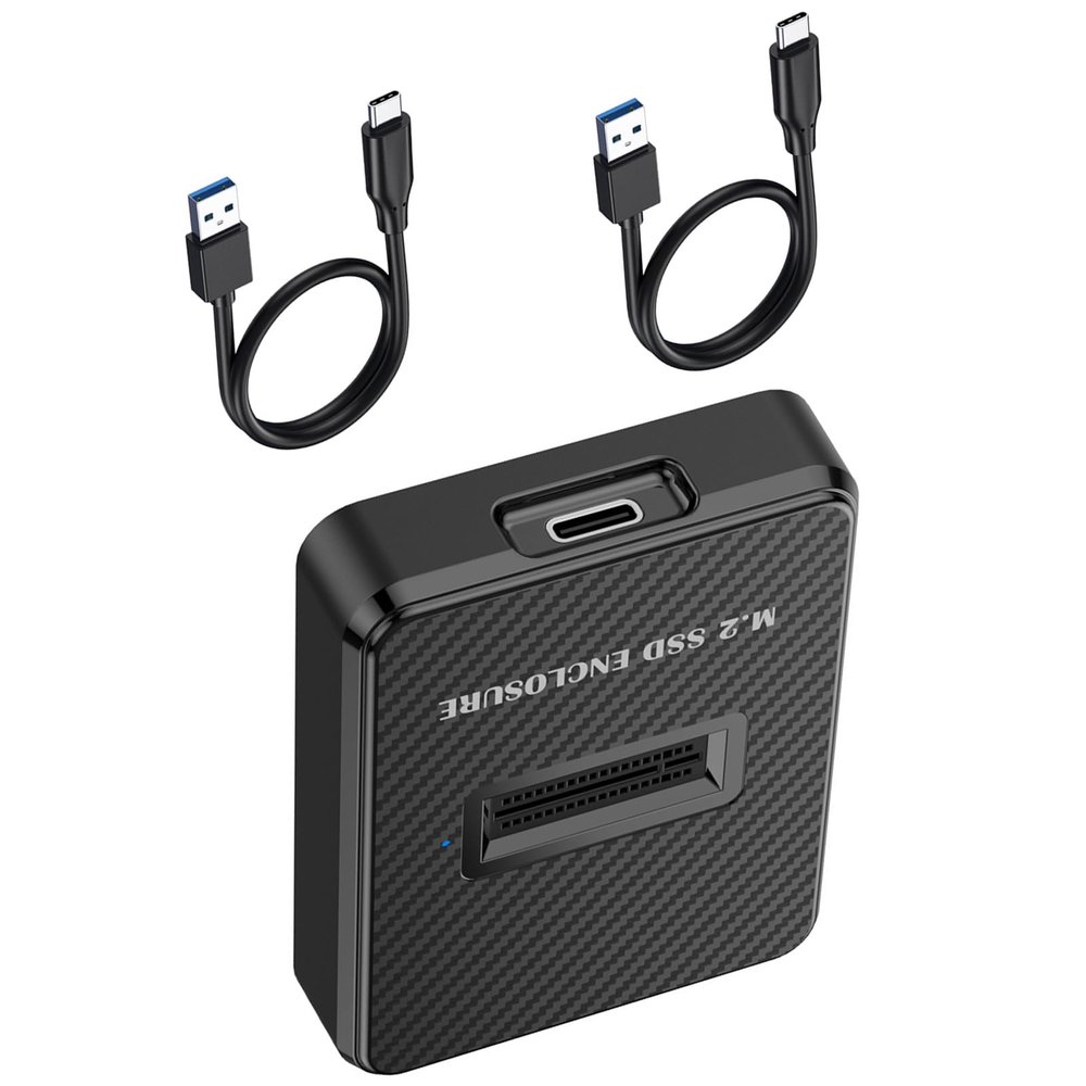 10 Gbps High-Speed NVMe & SATA M.2 SSD M Key B+M Key Reader Writer Adapter Dock Station
