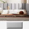 3D Kids Anti-Collision Wall Stickers, Thicken Tatami Nursery Wall Stickers, Peel and Stick Headboard, Upholstered Wall Panels for Bedroom Dojo Play Room,Light Grey,30x60cm 5 PCs view 4